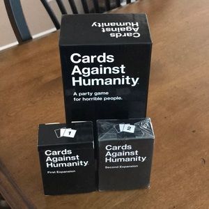 Cards Against Humanity with 1st and 2nd Expansions